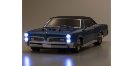 Kyosho Fazer MK2 Pontiac GTO 1967 Elektrikli Asfalt Rc Uzaktan Kumandalı Model Araba Mavi - Thumbnail