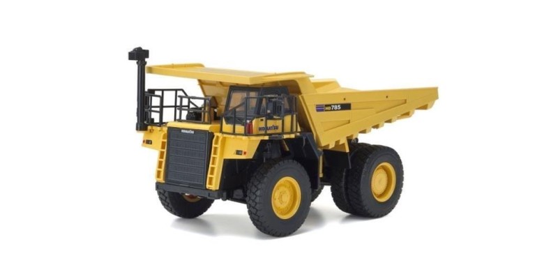 Kyosho KOMATSU HD785-7 1/50 RC Kumandalı Damperli Kamyon