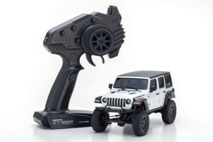 Kyosho Mini-Z 4X4 MX-01 Jeep Wrangler Rubicon Bright White RTR Rc Elektrikli Model Araba - Thumbnail