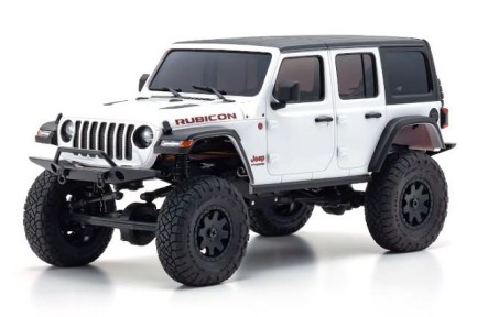 Kyosho Mini-Z 4X4 MX-01 Jeep Wrangler Rubicon Bright White RTR Rc Elektrikli Model Araba - Thumbnail