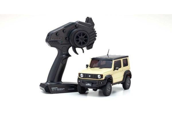 Kyosho Mini-Z 4X4 MX-01 Suzuki Jimny Sierra Chiffon Ivory RTR Rc Elektrikli Model Araba