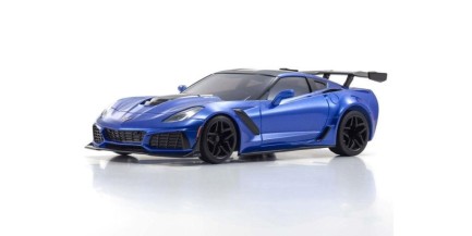 Kyosho Mini-Z RWD Chevrolet Corvette ZR1 Lake Blue RTR On-Road Kullanıma Hazır Rc Elektrikli Model Araba - Thumbnail