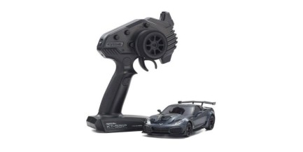 Kyosho - Kyosho Mini-Z RWD Chevrolet Corvette ZR1 Shadow Grey RTR On-Road Kullanıma Hazır Rc Elektrikli Model Araba