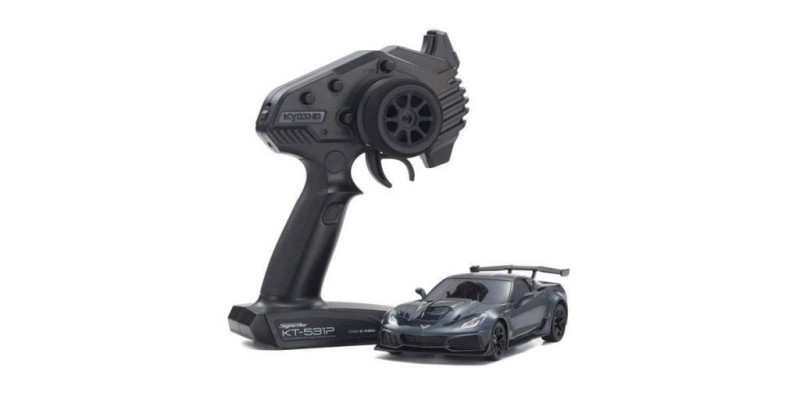 Kyosho Mini-Z RWD Chevrolet Corvette ZR1 Shadow Grey RTR On-Road Kullanıma Hazır Rc Elektrikli Model Araba