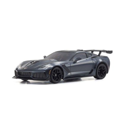 Kyosho Mini-Z RWD Chevrolet Corvette ZR1 Shadow Grey RTR On-Road Kullanıma Hazır Rc Elektrikli Model Araba - Thumbnail