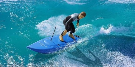 Kyosho RC Surfer 4 Elektrikli RC Surf Teknesi Uzaktan Kumandalı Kullanıma Hazır - Thumbnail