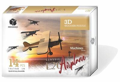 L20 Airplane Classic 3D Wooden Puzzle