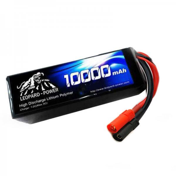 Leopard Power 10000 mAh 7.4V 2S 25C UAV/Multirotor/Drone Şarjlı Li-Po Lityum Polimer Lipo Batarya Pil