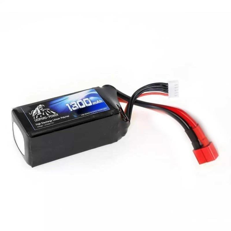 Leopard Power 1300 mAh 11.1V 3S 25C Şarjlı Li-Po Lityum Polimer Lipo Batarya Pil T Plug