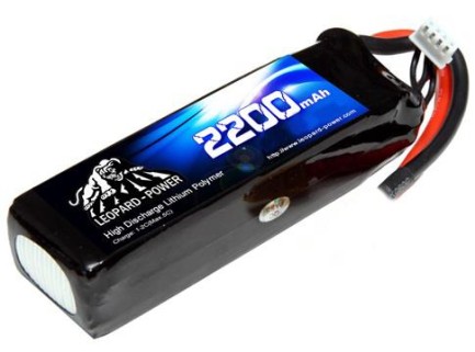 Leopard Power - Leopard Power 2200 mAh 22.2V 6S 30C Lityum Polimer Lipo Batarya Pil T Plug