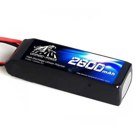 Leopard Power - Leopard Power 2600 mAh 14.8V 4S 30C Lipo Batarya