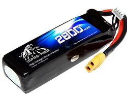 Leopard Power - Leopard Power 2800 mAh 11,1V 3S 25C Lipo Batarya