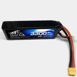 Leopard Power - Leopard Power 3300 mAh 7,4V 2S 40C Lipo Batarya