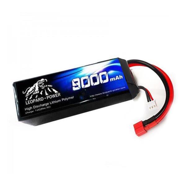 Leopard Power 9000 mAh 14.8V 4S 25C UAV/Multikopter/Drone Şarjlı Li-Po Lityum Polimer Lipo Batarya Pil