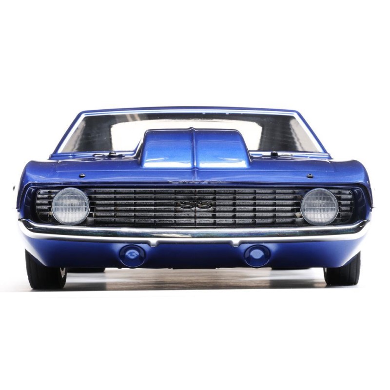 Losi 22S '69 Camaro No Prep 1/10 RTR Brushless Drag Race Car (Blue) w/Spektrum SLT3 2.4GHz Radio Mavi
