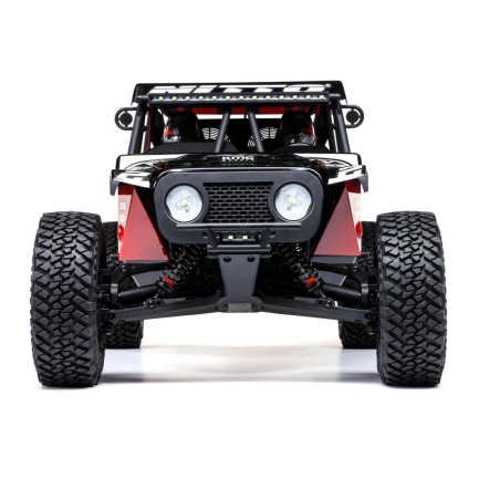 Losi Hammer Rey U4 1/10 RTR 4WD Brushless Rock Racer Truck (Red) w/2.4GHz Radio, AVC & SMART - Thumbnail