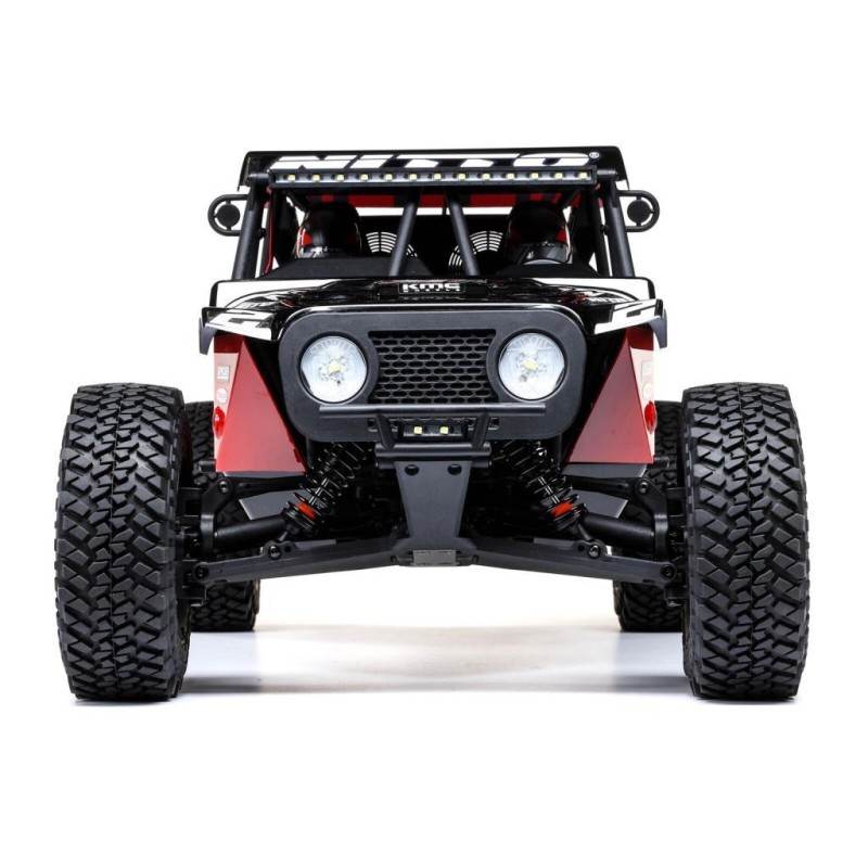 Losi Hammer Rey U4 1/10 RTR 4WD Brushless Rock Racer Truck (Red) w/2.4GHz Radio, AVC & SMART