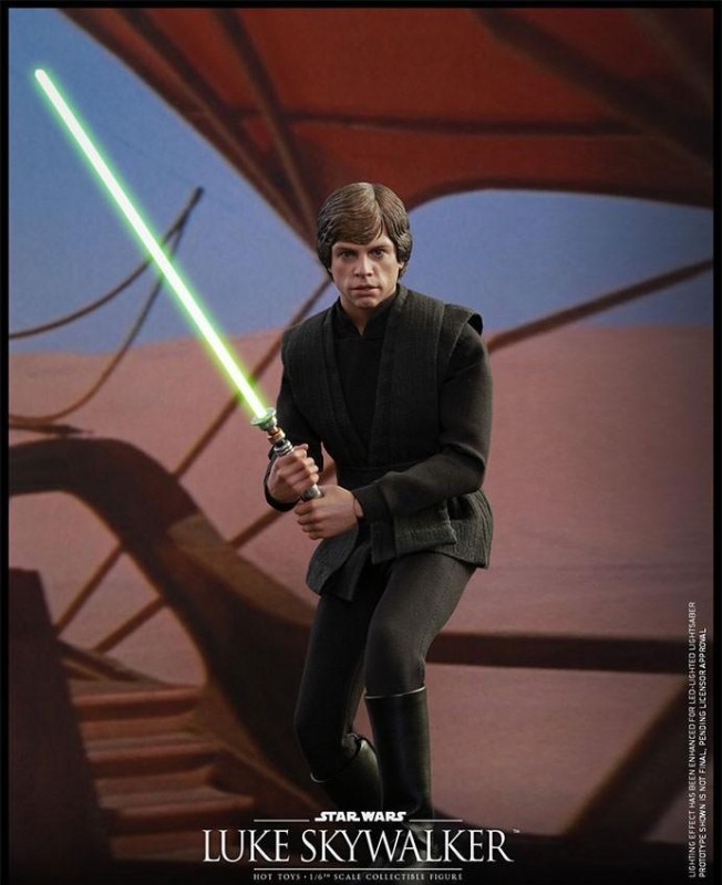 Luke Skywalker Black Outfit Sixth Scale Figure