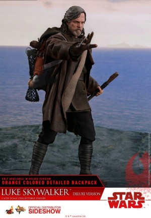 Hot Toys Luke Skywalker The Last Jedi Movie Deluxe Edition Sixth Scale Figure MMS458 - Thumbnail
