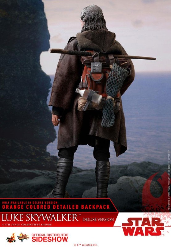 Hot Toys Luke Skywalker The Last Jedi Movie Deluxe Edition Sixth Scale Figure MMS458