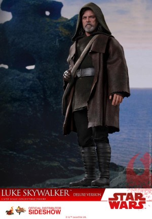 Hot Toys Luke Skywalker The Last Jedi Movie Deluxe Edition Sixth Scale Figure MMS458 - Thumbnail