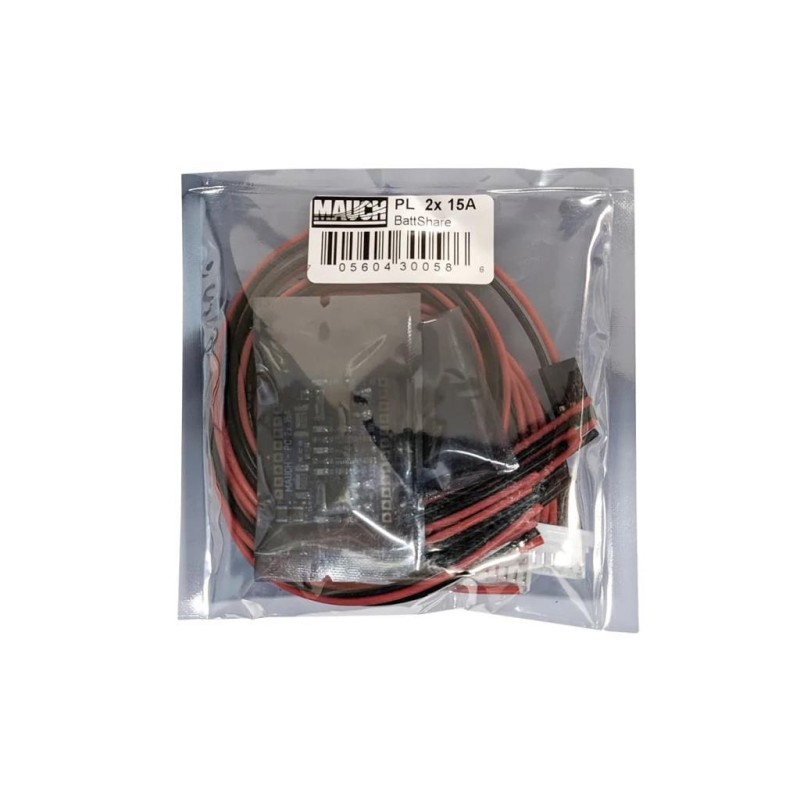 Mauch 058 PL 2x 15A Ideal Diode / BattShare / Red-Black Kablo Seti