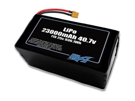 MaxAmps - MaxAmps 23000 mAh 11S 25C 40.7v Lityum Polimer LiPo Batarya Pil
