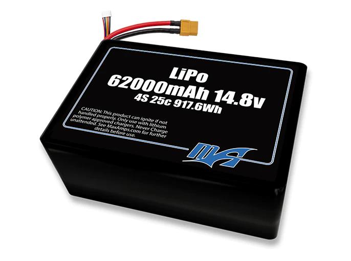 MaxAmps 62000 mAh 4S 2P 25C 14.8v Lityum Polimer LiPo Batarya Pil