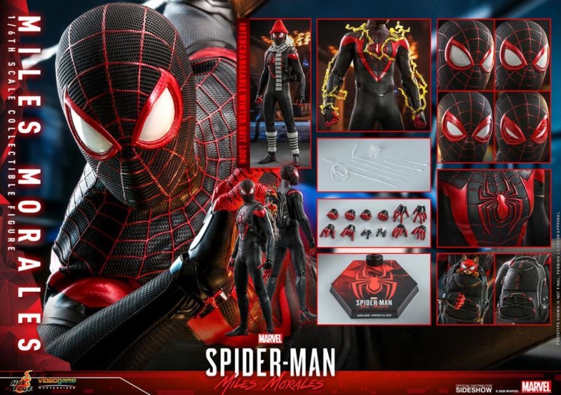Hot Toys Miles Morales Sixth Scale Figure 907275 VGM46