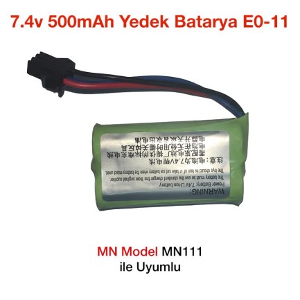MN Model - MN Model MN111 7.4v 500mAh Yedek Batarya E0-11