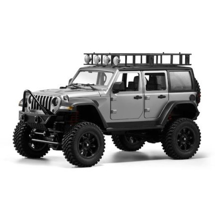 MN Model - MN Model MN128 1/12 Jeep Wrangler Rubicon 4WD RC Crawler Uzaktan Kumandalı Araba Gümüş (ÖN SİPARİŞ - 15AĞUSTOS)