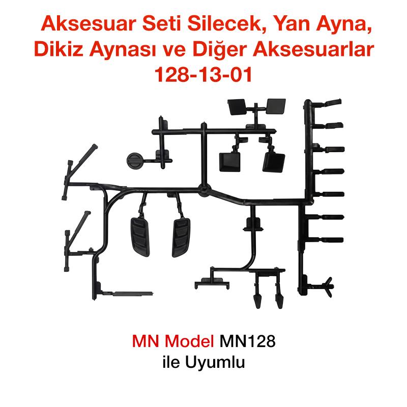 MN Model MN128 Aksesuar Seti SİLECEK+YAN AYNA+DİKİZ AYNASI+DİĞER AKSESUARLAR 128-13-01
