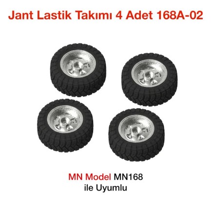 MN Model - MN Model MN168 Jant Lastik Takımı 4 Adet 168A-02