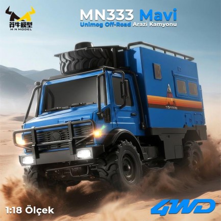 MN Model - MN Model MN333 Offroad RC Crawler Uzaktan Kumandalı Araba Mavi