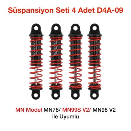 MN Model - MN Model MN78/MN99S V2/MN98 V2 İçin Süspansiyon Seti 4 Adet D4A-09