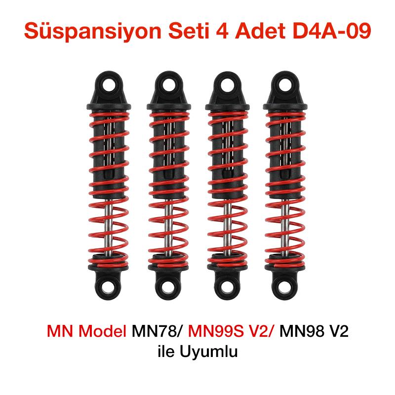 MN Model MN78/MN99S V2/MN98 V2 İçin Süspansiyon Seti 4 Adet D4A-09