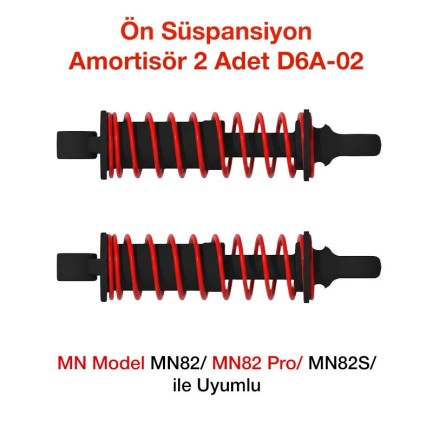 MN Model - MN Model MN82/82 Pro/MN82S Ön Süspansiyon Amortisör 2 Adet D6A-02