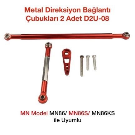 MN Model - MN Model MN86/MN86S/MN86KS Metal Direksiyon Bağlantı Çubukları 2 Adet D2U-08