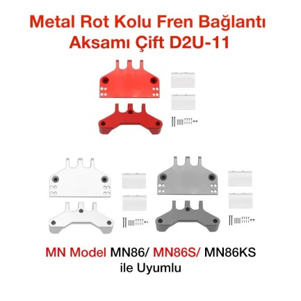 MN Model - MN Model MN86/MN86S/MN86KS Metal Rot Kolu Fren Bağlantı Aksamı Çift D2U-11