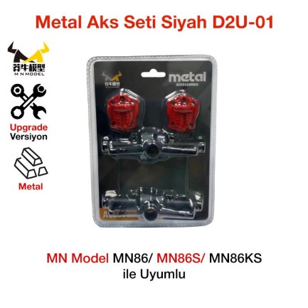 MN Model - MN Model MN86/MN86S/MN86KS Metal Aks Seti Siyah D2U-01