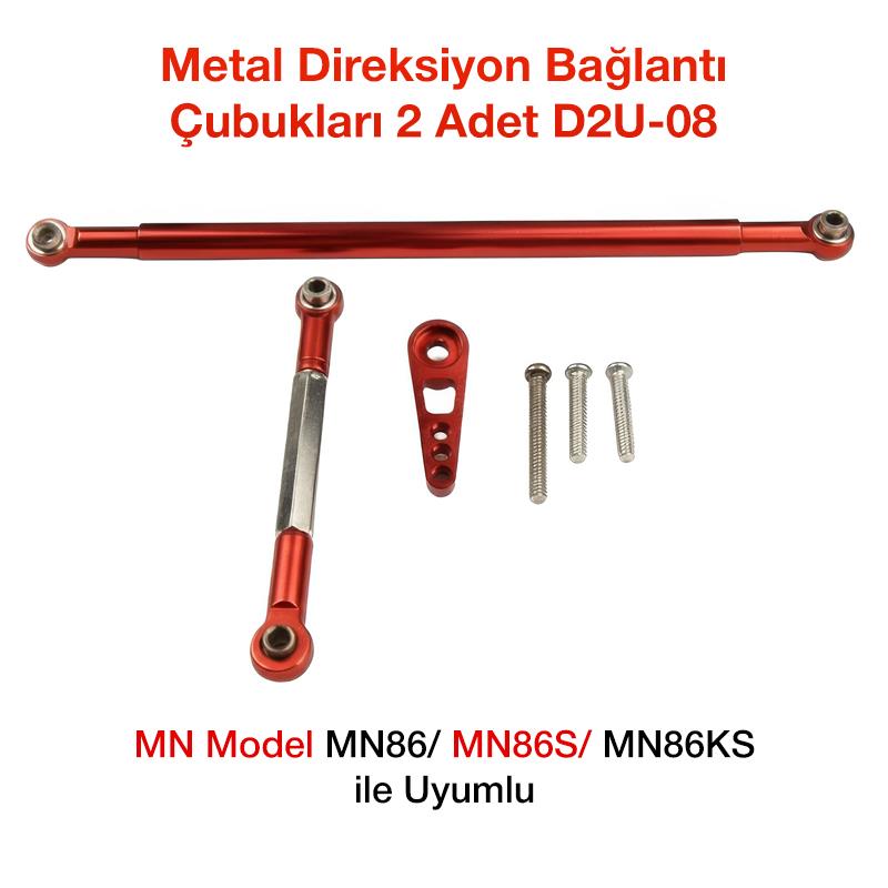 MN Model MN86/MN86S/MN86KS Metal Direksiyon Bağlantı Çubukları 2 Adet D2U-08