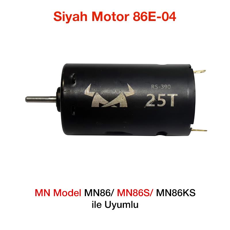 MN Model MN86/MN86S/MN86KS Motor Siyah 86E-04