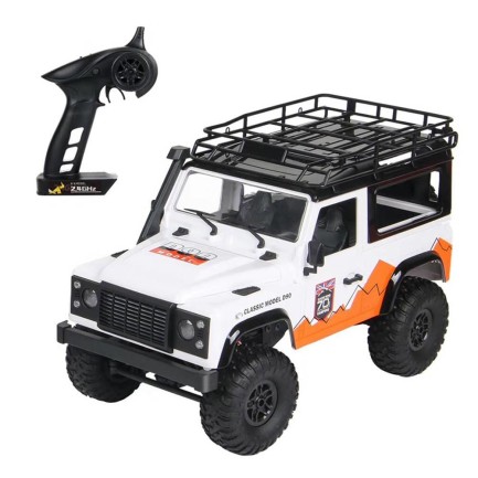 MN Model - MN Model MN99 V2 1/12 Land Rover Defender D90 4WD RC Crawler Uzaktan Kumandalı Araba Beyaz (ÖN SİPARİŞ - 15AĞUSTOS)