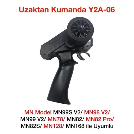 MN Model - MN Model MN99S V2/MN98 V2/MN99 V2/MN78/MN82/MN82 Pro/MN82S/MN128/MN168 İçin Uzaktan Kumanda Y2A-06
