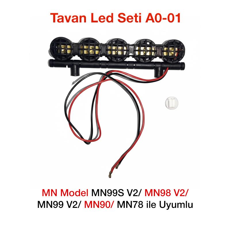 MN Model MN99S V2/MN98 V2/MN99 V2/MN90/MN78 için Tavan Led Seti A0-01