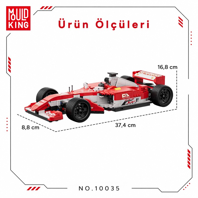 Mould King 10035 Yaratıcı Yapı Blok Seti Building Blocks