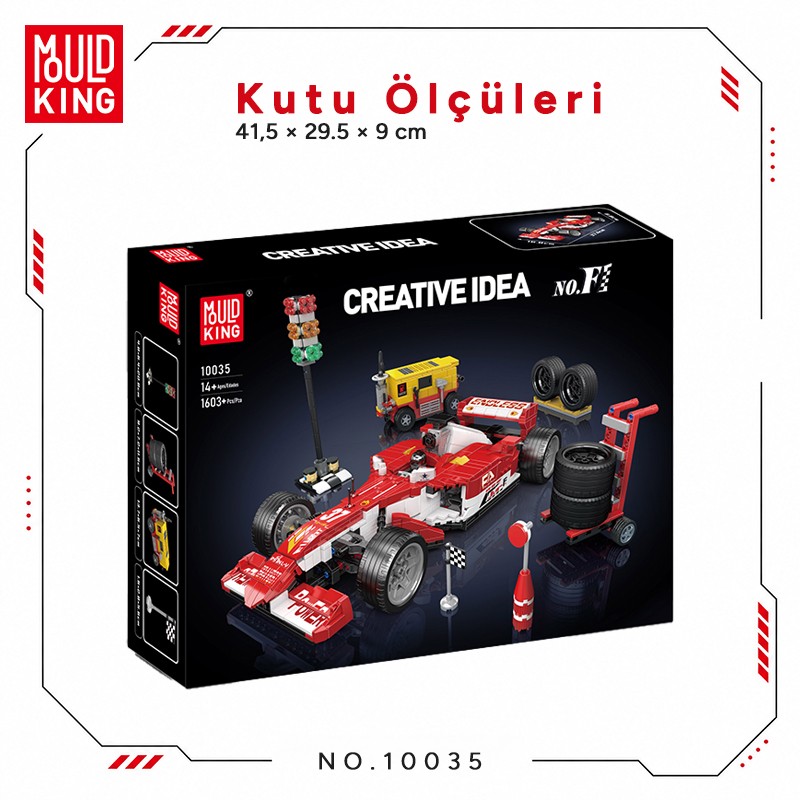 Mould King 10035 Yaratıcı Yapı Blok Seti Building Blocks