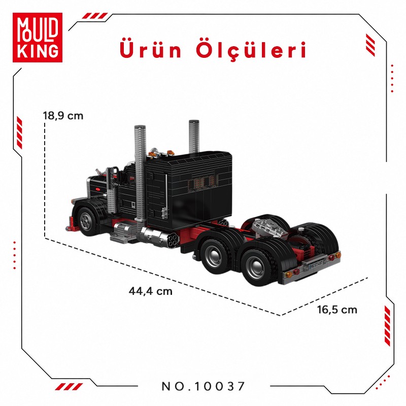 Mould King 10037 Yaratıcı Yapı Blok Seti Building Blocks