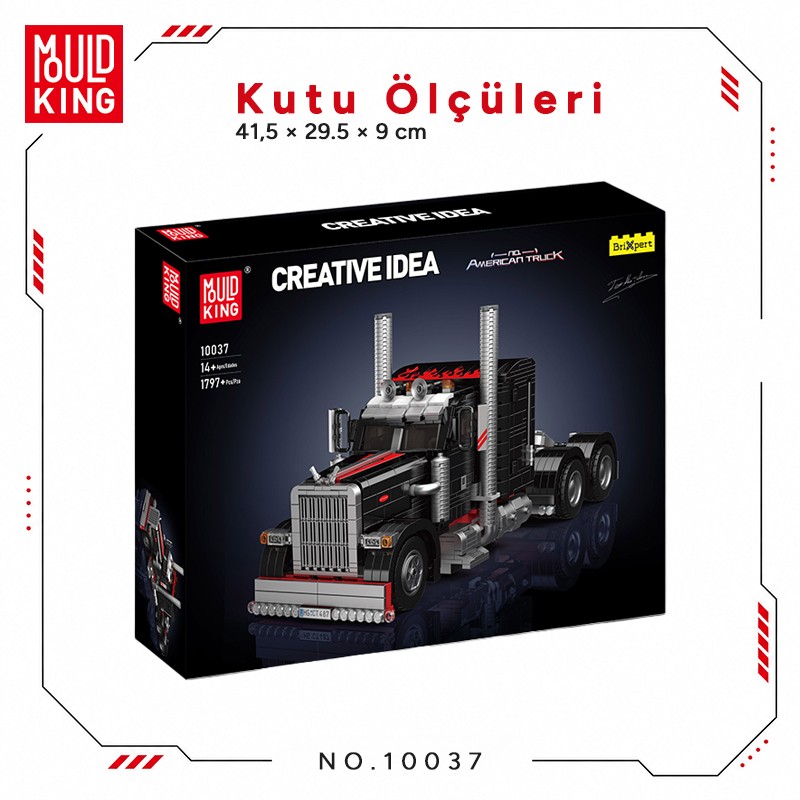 Mould King 10037 Yaratıcı Yapı Blok Seti Building Blocks