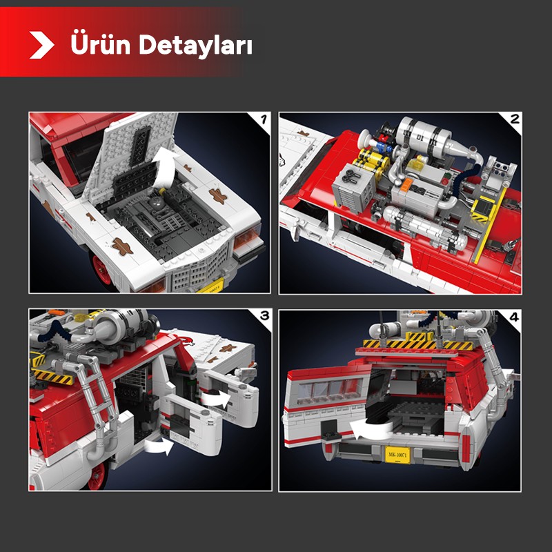 Mould King 10071 Yaratıcı Yapı Blok Seti Building Blocks